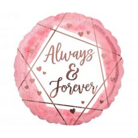 Foil 18" Always & Forever Watercolor
