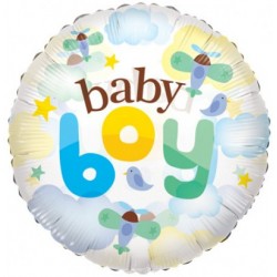 24" στρογγυλό Baby Boy Clear View