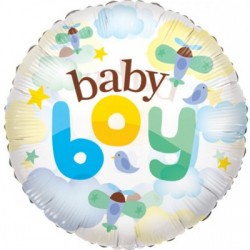 24" στρογγυλό Baby Boy Clear View
