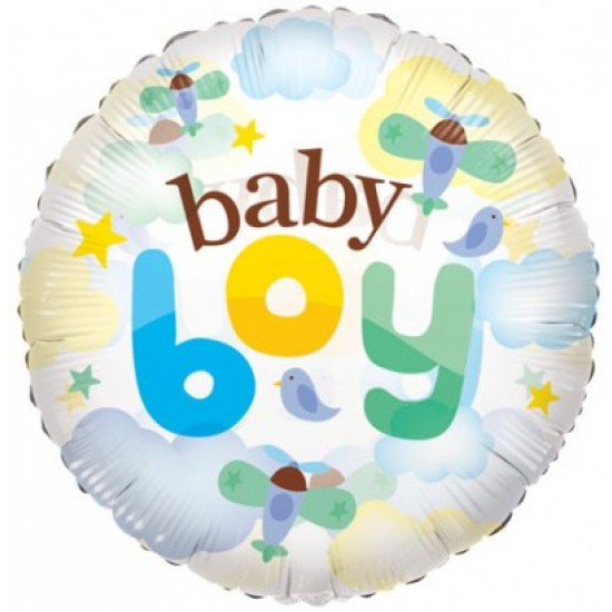 24" στρογγυλό Baby Boy Clear View