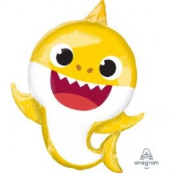 Foil Μπαλόνι Baby Shark Κίτρινο