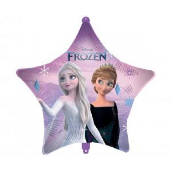 Μπαλόνι foil 18'' Frozen & Elsa αστέρι