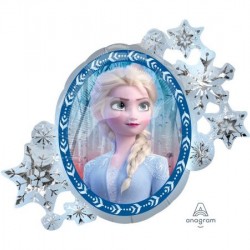 Μπαλόνι Φοιλ Σχήμα Frozen Anna-Elsa 76εκ x 66εκ