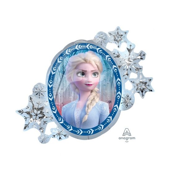 Μπαλόνι Φοιλ Σχήμα Frozen Anna-Elsa 76εκ x 66εκ