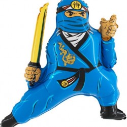24" foil Ninja Μπλέ