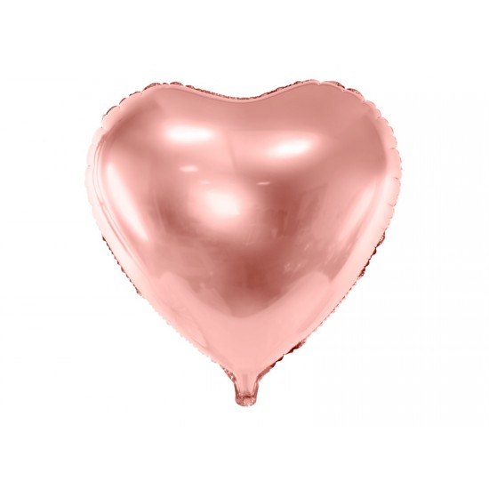 18" foil Καρδιά Ροζ Χρυσό - Rose Gold