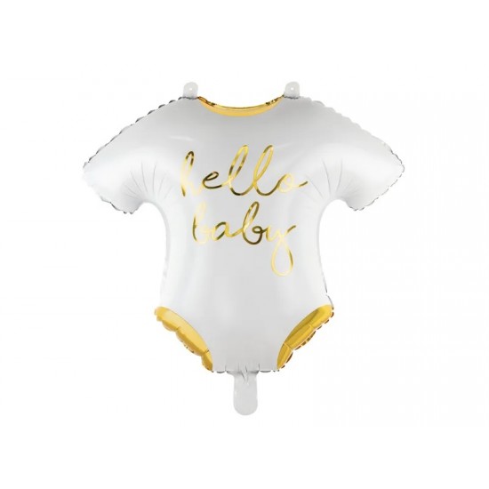 18" Foil μπαλόνι Κορμάκι Μωρού "Hello Baby" 