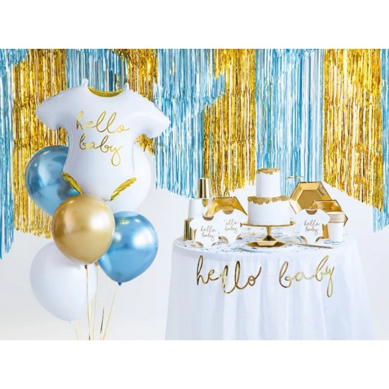 18" Foil μπαλόνι Κορμάκι Μωρού "Hello Baby" 