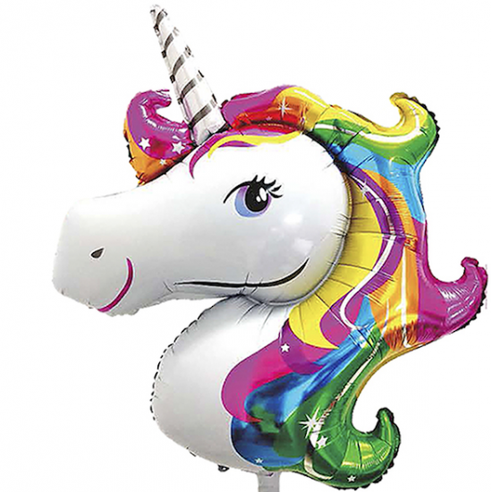 Μπαλόνι  foil Μονόκερος- Unicorn κεφάλι 