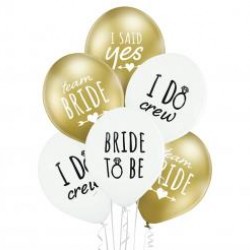 Μπαλόνια latex Bride to be  (6τμχ)