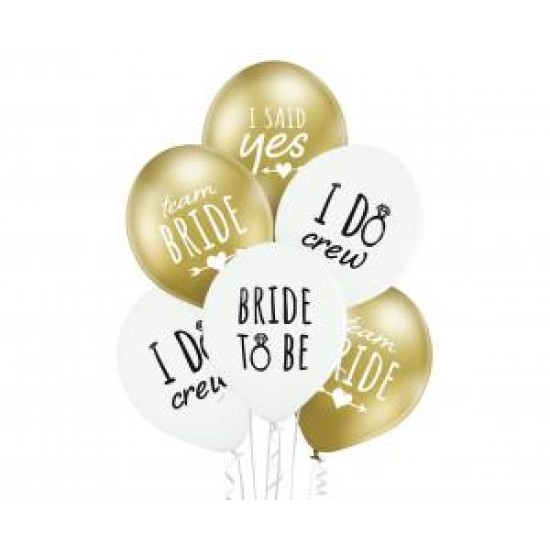 Μπαλόνια latex Bride to be  (6τμχ)