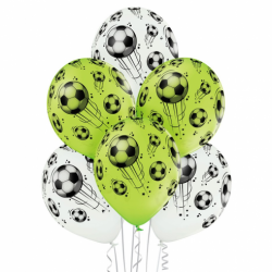 Μπαλόνια latex Ποδόσφαιρο  (6τμχ)