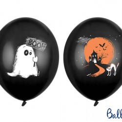 Latex Μπαλόνια Halloween φάντασμα(6τεμ.)