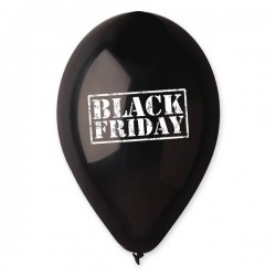 Latex Μπαλόνι Μαύρο Black Friday