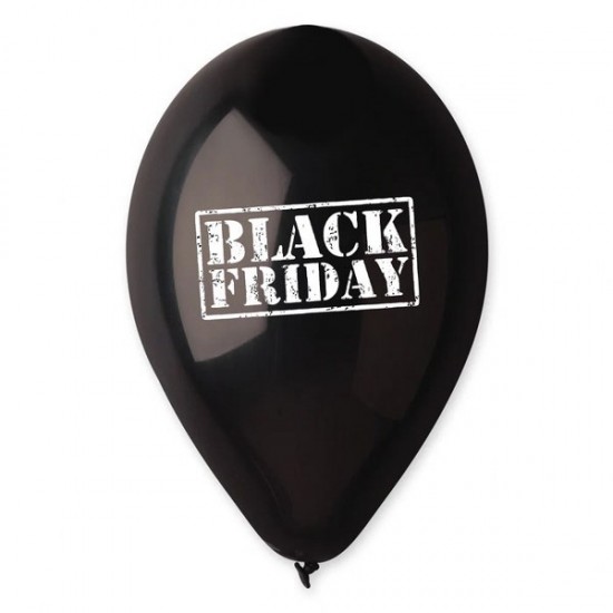 Latex Μπαλόνι Μαύρο Black Friday