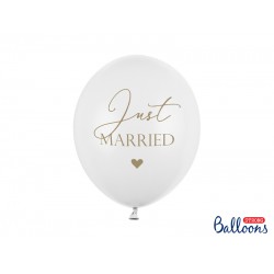 Μπαλόνια latex Just Married (6τμχ)