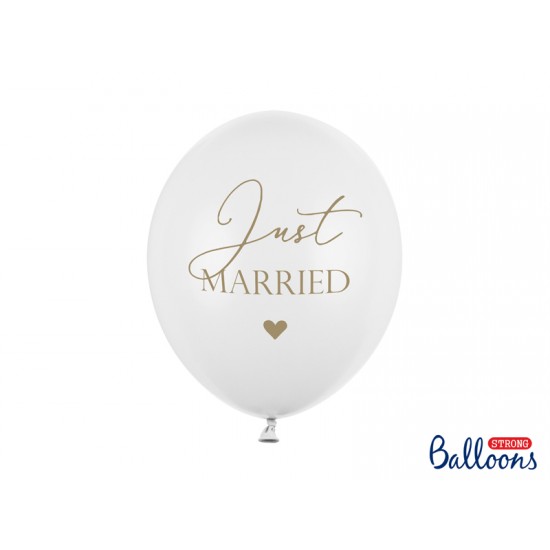 Μπαλόνια latex Just Married (6τμχ)