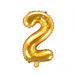 Μπαλόνι Αριθμός 2 -Χρυσό 35εκ