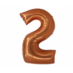 Μπαλόνι Αριθμός 2 Copper-Χάλκινο 76εκ.