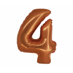 Μπαλόνι Αριθμός 4 Copper-Χάλκινο 76εκ.