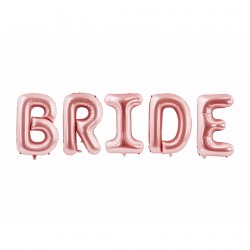 Foil Μπαλόνι Bride  Ροζ-Χρυσό 86 εκ.