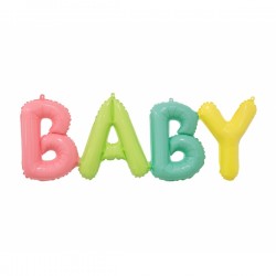 Foil Μπαλόνι Baby Πολύχρωμο