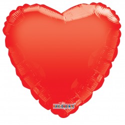 18" foil Καρδιά  Κόκκινο Gellibean 