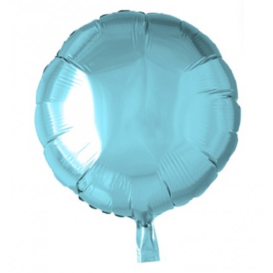 18" foil στρογγυλό Γαλάζιο-Light Blue