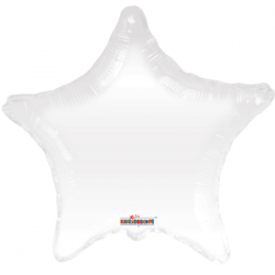 18" foil Αστέρι Λευκό  Gellibean 