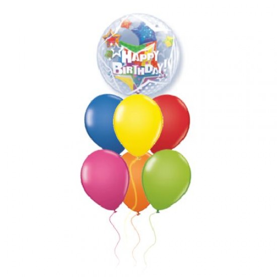 Μπουκέτο μπαλονιών Happy Birthday